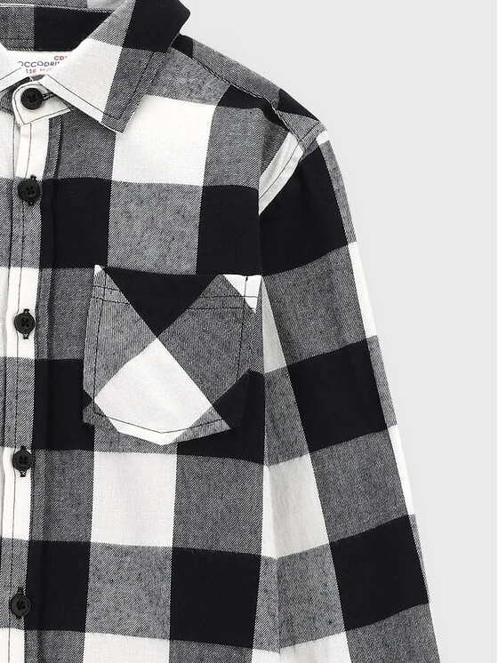 Καλύτερη πώληση ✨ Coccodrillo Πουκάμισα Πουκάμισο ZC2136101BAB Μαύρο Regular Fit ⌛ - Image 3