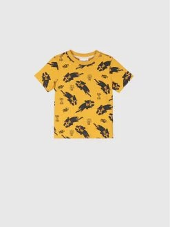 Flash Sale ❤️ Coccodrillo T-shirts T-Shirt WC2143201SUP Κίτρινο Regular Fit 🧨