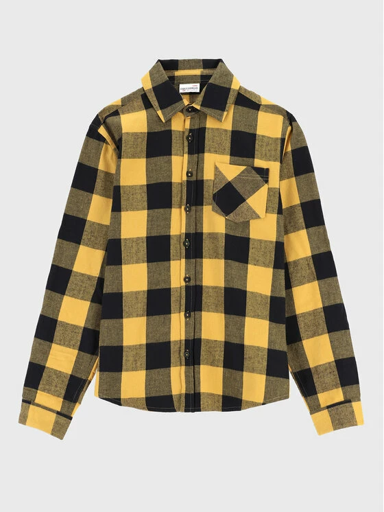 Flash Sale 🔥 Coccodrillo Πουκάμισα Πουκάμισο ZC2136101BAB Κίτρινο Regular Fit 🥰 - Image 3