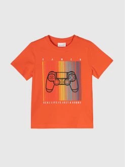 Καλύτερη πώληση 😉 Coccodrillo T-shirts T-Shirt WC2143201KIW Πορτοκαλί Regular Fit 👍