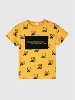 Η καλύτερη συμφωνία 🌟 Coccodrillo T-shirts T-Shirt WC2143203HER Κίτρινο Regular Fit 🛒