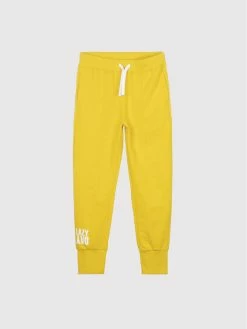 Η καλύτερη συμφωνία 😍 Coccodrillo Παντελόνια Φόρμας Παντελόνι φόρμας WC2120102EVG Κίτρινο Regular Fit 👏