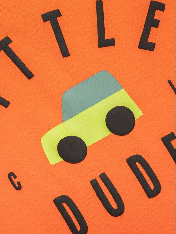 Εξοδος 👍 Coccodrillo Κορμάκια Κορμάκι παιδικό WC2112202BRO Πορτοκαλί Regular Fit 🔔 - Image 4