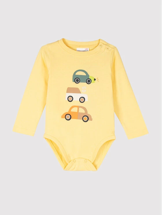 Αγορά ⌛ Coccodrillo Κορμάκια Κορμάκι παιδικό WC2112101BRO Κίτρινο Regular Fit 🎁
