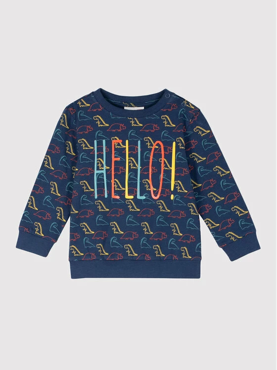 Flash Sale 🛒 Coccodrillo Μπλούζες Χωρίς Φερμουάρ Μπλούζα WC2143101BAZ Σκούρο μπλε Regular Fit 👍