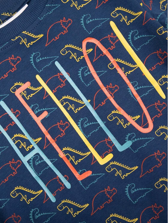 Flash Sale 🛒 Coccodrillo Μπλούζες Χωρίς Φερμουάρ Μπλούζα WC2143101BAZ Σκούρο μπλε Regular Fit 👍 - Image 4