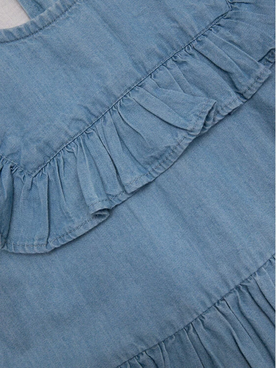 Τοπ 10 ✔️ Coccodrillo Καθημερινά Φορέματα Φόρεμα καθημερινό WC2128301IAM Μπλε Regular Fit ⭐ - Image 4