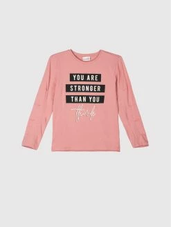 Προώθηση 🔔 Coccodrillo Μπλουζάκια Μπλουζάκι WC2143103CHO Ροζ Regular Fit 💯