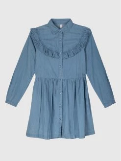 Συμφωνίες ⭐ Coccodrillo Καθημερινά Φορέματα Φόρεμα καθημερινό WC2128101CHO Μπλε Regular Fit 🎁