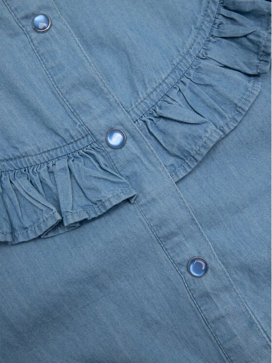 Συμφωνίες ⭐ Coccodrillo Καθημερινά Φορέματα Φόρεμα καθημερινό WC2128101CHO Μπλε Regular Fit 🎁 - Image 4