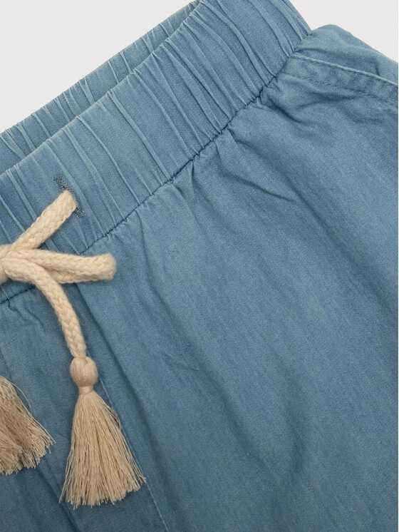 Ολοκαίνουργιο 🔔 Coccodrillo Υφασμάτινα Παντελόνια Jogger WC2123101CHO Μπλε Regular Fit ✨ - Image 3