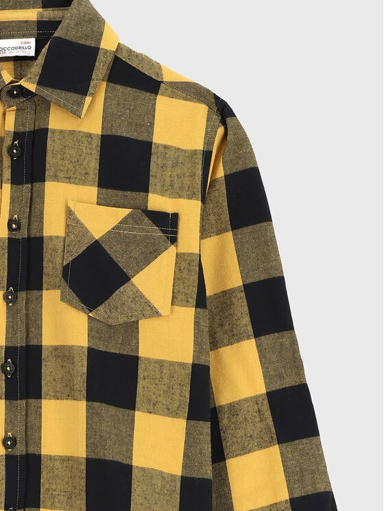 Flash Sale 🔥 Coccodrillo Πουκάμισα Πουκάμισο ZC2136101BAB Κίτρινο Regular Fit 🥰 - Image 5