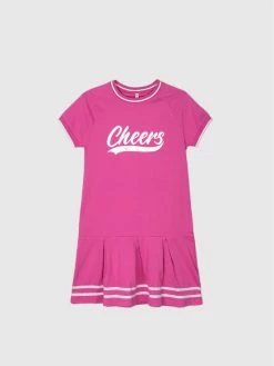 Συμφωνίες 🔔 Coccodrillo Καθημερινά Φορέματα Φόρεμα καθημερινό WC2129202CHE Ροζ Regular Fit 👏