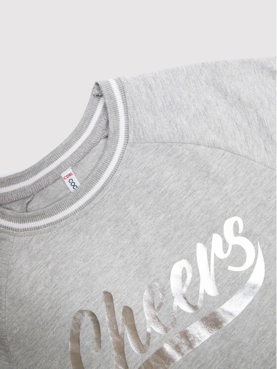 Flash Sale 💯 Coccodrillo Καθημερινά Φορέματα Φόρεμα καθημερινό WC2129202CHE Γκρι Regular Fit ⭐ - Image 3