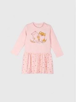 Τοπ 10 🎁 Coccodrillo Καθημερινά Φορέματα Φόρεμα καθημερινό WC2129101IAM Ροζ Regular Fit 🤩