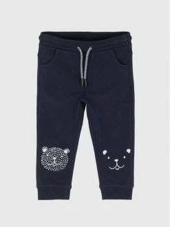 Flash Sale ⌛ Coccodrillo Παντελόνια Φόρμας Παντελόνι φόρμας ZC1120101SNO Σκούρο μπλε Regular Fit 👏