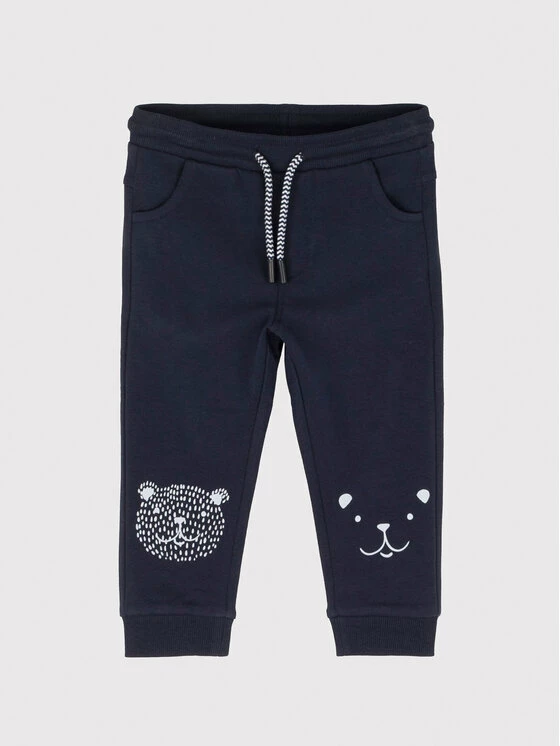 Flash Sale ⌛ Coccodrillo Παντελόνια Φόρμας Παντελόνι φόρμας ZC1120101SNO Σκούρο μπλε Regular Fit 👏