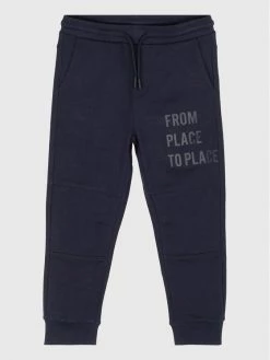 Εξοδος ✨ Coccodrillo Παντελόνια Φόρμας Παντελόνι φόρμας ZC1120105WHE Σκούρο μπλε Slim Fit ❤️