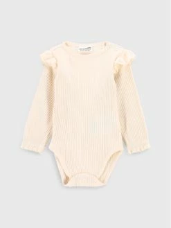 Το φθηνότερο ⌛ Coccodrillo Κορμάκια κορμάκι ZC2112101CGN Εκρού Regular Fit 🎉