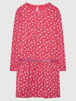 Νέος 🔔 Coccodrillo Καλοκαιρινά Φορέματα Φόρεμα καθημερινό ZC1129102BEU Μπορντό Regular Fit 😀