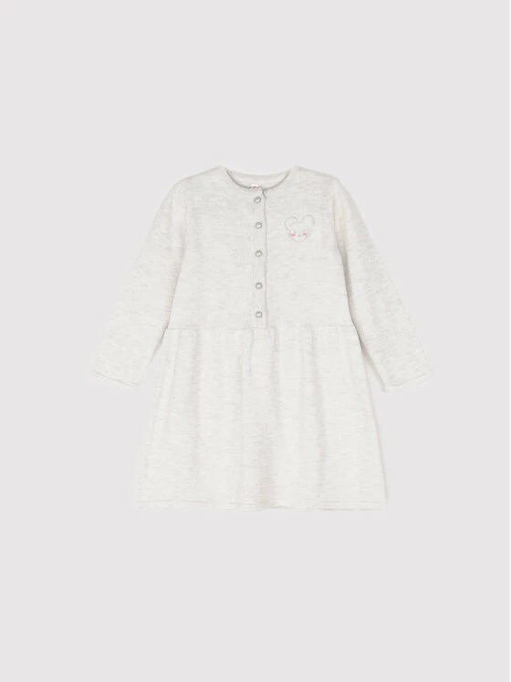 Αγορά ⭐ Coccodrillo Καθημερινά Φορέματα Φόρεμα καθημερινό ZC1129401HLD Γκρι Regular Fit ✨