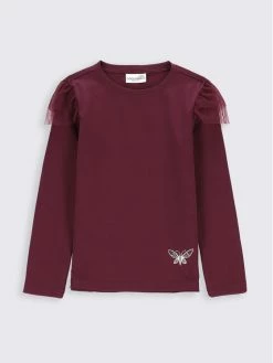 Η καλύτερη συμφωνία 👏 Coccodrillo Μπλουζάκια Μπλουζάκι ZC2143104MAK Μπορντό Regular Fit 🛒