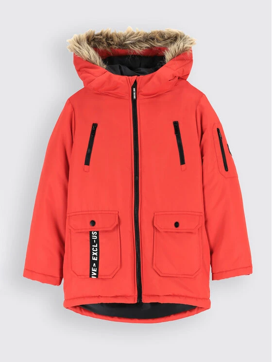 Ολοκαίνουργιο 😉 Coccodrillo Χειμωνιάτικα Μπουφάν Μπουφάν χειμωνιάτικο ZC2152108OBJ Κόκκινο Regular Fit ⌛