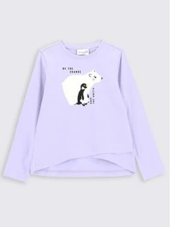 ΧΟΝΔΡΙΚΟ ΕΜΠΟΡΙΟ ❤️ Coccodrillo Μπλουζάκια Μπλουζάκι ZC2143102WIK Μωβ Regular Fit ⭐