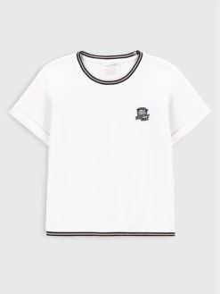 Φτηνός ✨ Coccodrillo T-shirts T-Shirt ZC2143201BSG Λευκό Regular Fit 🔥