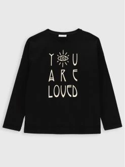 Προώθηση 👍 Coccodrillo Μπλουζάκια Μπλουζάκι ZC2143104MAJ Μαύρο Regular Fit 🧨