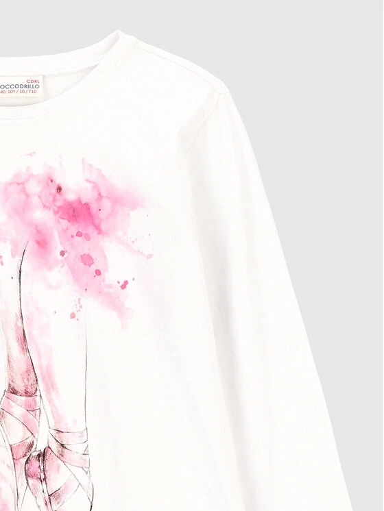 Προϋπολογισμός 🔔 Coccodrillo Μπλουζάκια Μπλουζάκι ZC2143103EVG Λευκό Regular Fit 🔥 - Image 2