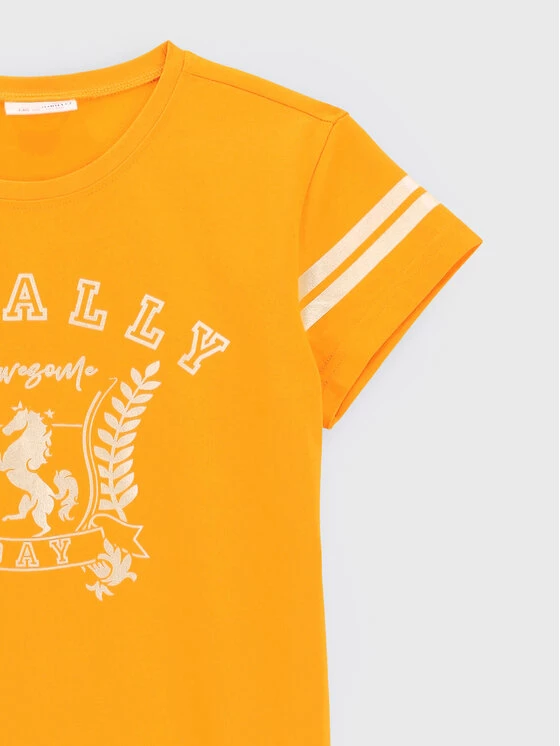 Νέος 😀 Coccodrillo T-shirts T-Shirt ZC2143201AWJ Κίτρινο Regular Fit 🛒 - Image 2