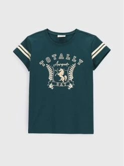 ΧΟΝΔΡΙΚΟ ΕΜΠΟΡΙΟ 👏 Coccodrillo T-shirts T-Shirt ZC2143201AWJ Πράσινο Regular Fit 🎉