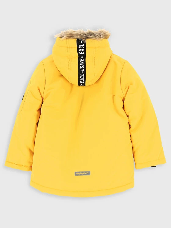 Best Pirce 🌟 Coccodrillo Χειμωνιάτικα Μπουφάν Μπουφάν χειμωνιάτικο ZC2152108OBK Κίτρινο Regular Fit 🛒 - Image 2