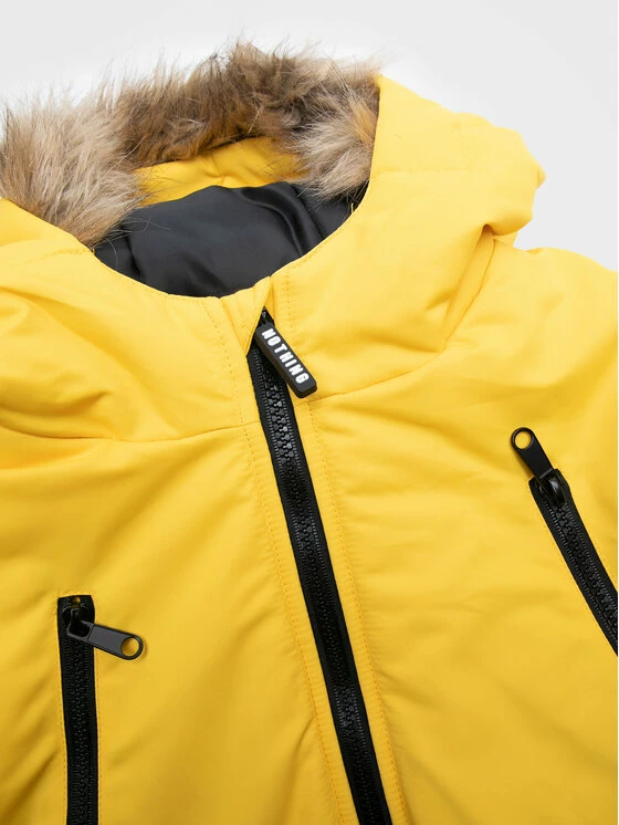 Best Pirce 🌟 Coccodrillo Χειμωνιάτικα Μπουφάν Μπουφάν χειμωνιάτικο ZC2152108OBK Κίτρινο Regular Fit 🛒 - Image 3