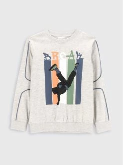 Τοπ 10 🎁 Coccodrillo Μπλουζάκια Μπλουζάκι ZC2143102FTJ Γκρι Regular Fit ⭐