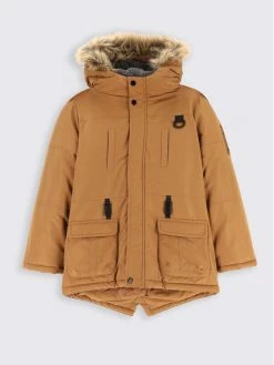 Εξοδος ✔️ Coccodrillo Χειμωνιάτικα Μπουφάν Μπουφάν χειμωνιάτικο ZC2152107OBK Καφέ Regular Fit ✨