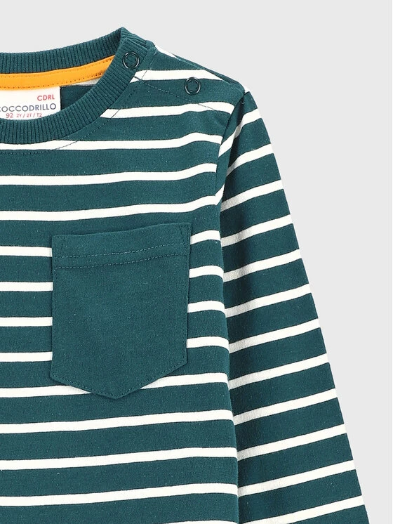 Συμφωνίες ✔️ Coccodrillo Μπλουζάκια Μπλουζάκι ZC2143101COK Πράσινο Regular Fit ❤️ - Image 2