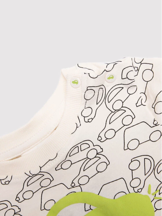 Αγορά ✨ Coccodrillo T-shirts T-Shirt WC2143201BRO Μπεζ Regular Fit 😍 - Image 3