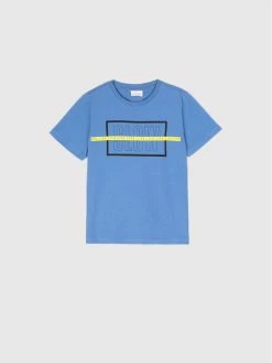 Το φθηνότερο 🎉 Coccodrillo T-shirts T-Shirt WC2143228EVB Μπλε Regular Fit 🎁