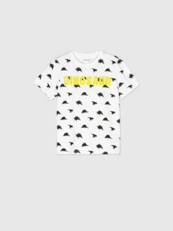 Εκπτωση ❤️ Coccodrillo T-shirts T-Shirt WC2143223EVB Λευκό Regular Fit 🥰