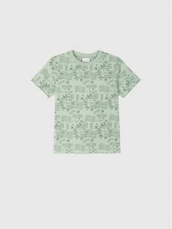 Τοπ 10 😍 Coccodrillo T-shirts T-Shirt WC2143222EVB Πράσινο Regular Fit 😀