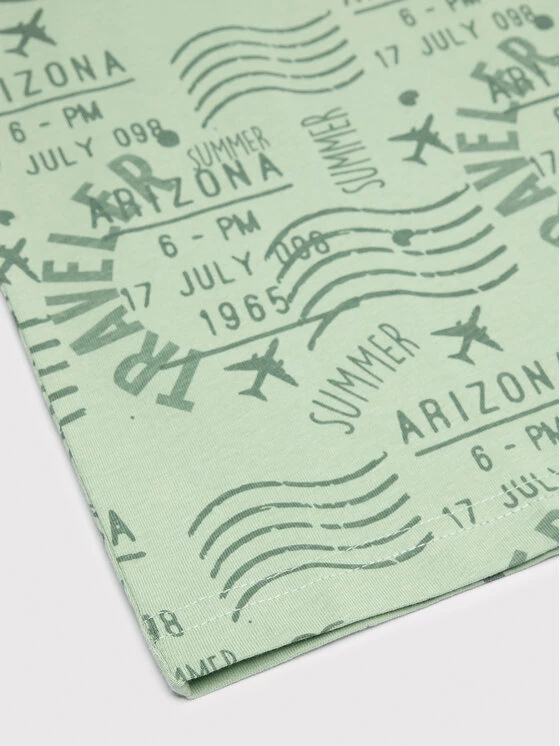 Τοπ 10 😍 Coccodrillo T-shirts T-Shirt WC2143222EVB Πράσινο Regular Fit 😀 - Image 5