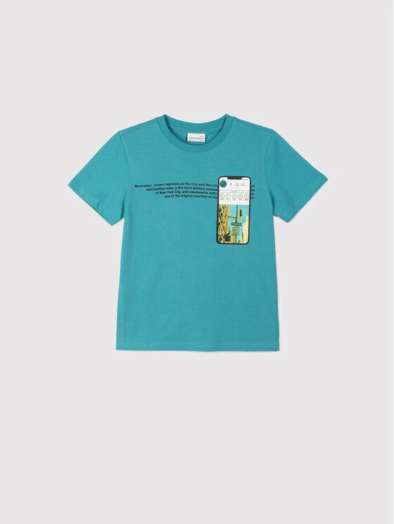 Συμφωνίες ❤️ Coccodrillo T-shirts T-Shirt WC2143219EVB Μπλε Regular Fit 🤩