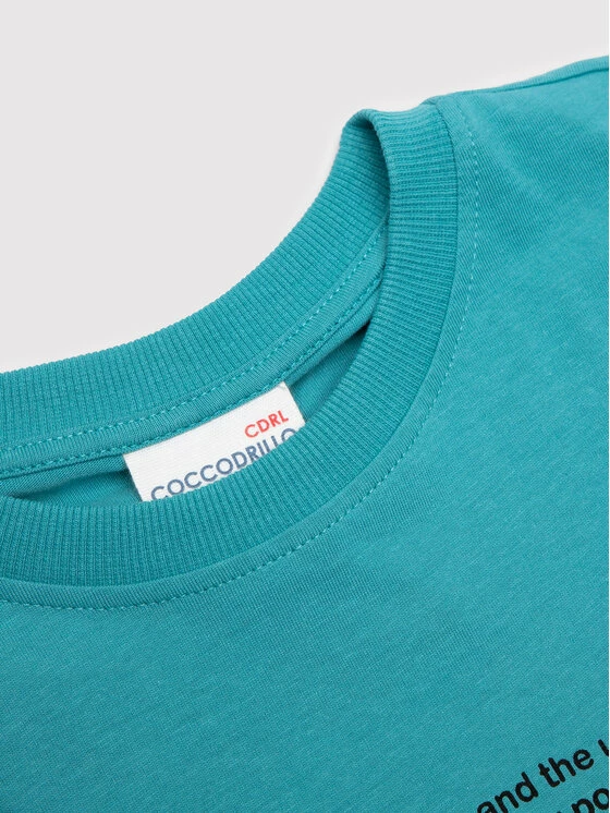 Συμφωνίες ❤️ Coccodrillo T-shirts T-Shirt WC2143219EVB Μπλε Regular Fit 🤩 - Image 3