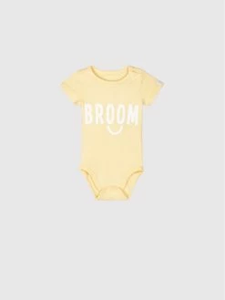 Προώθηση 🧨 Coccodrillo Κορμάκια Κορμάκι παιδικό WC2412203BRO Κίτρινο Regular Fit 🥰