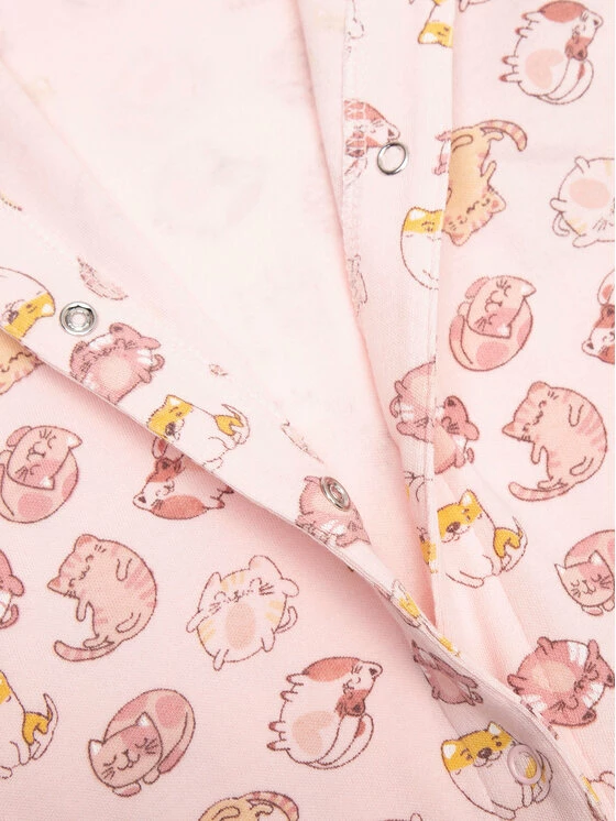 ΧΟΝΔΡΙΚΟ ΕΜΠΟΡΙΟ 🧨 Coccodrillo Βρεφικά Ρούχα Φορμάκι ολόσωμο WC2404104IAM Ροζ Regular Fit 🥰 - Image 4