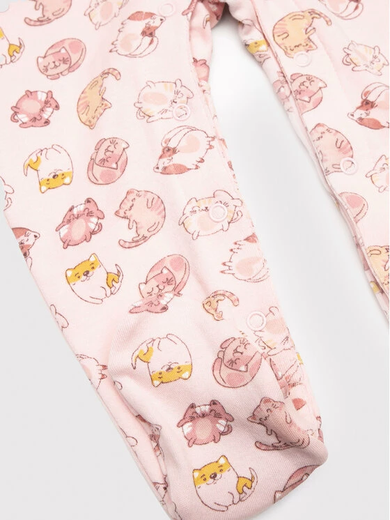 ΧΟΝΔΡΙΚΟ ΕΜΠΟΡΙΟ 🧨 Coccodrillo Βρεφικά Ρούχα Φορμάκι ολόσωμο WC2404104IAM Ροζ Regular Fit 🥰 - Image 5