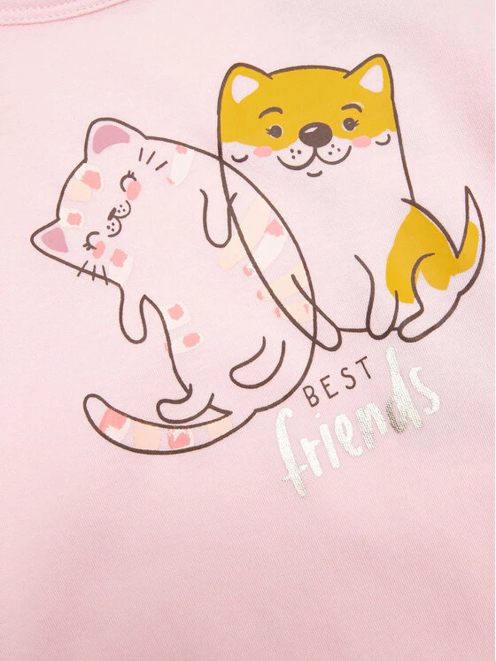 Προώθηση 🔔 Coccodrillo Κορμάκια Κορμάκι παιδικό WC2412101IAM Ροζ Regular Fit 🛒 - Image 4