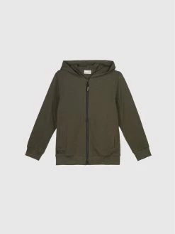 Το φθηνότερο ✨ Coccodrillo Μπλούζες Με Φερμουάρ Μπλούζα WC2132401EVB Πράσινο Regular Fit 🌟